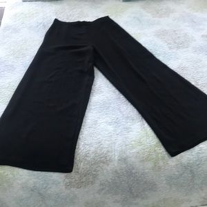 Black palazzo pants by JS Collections